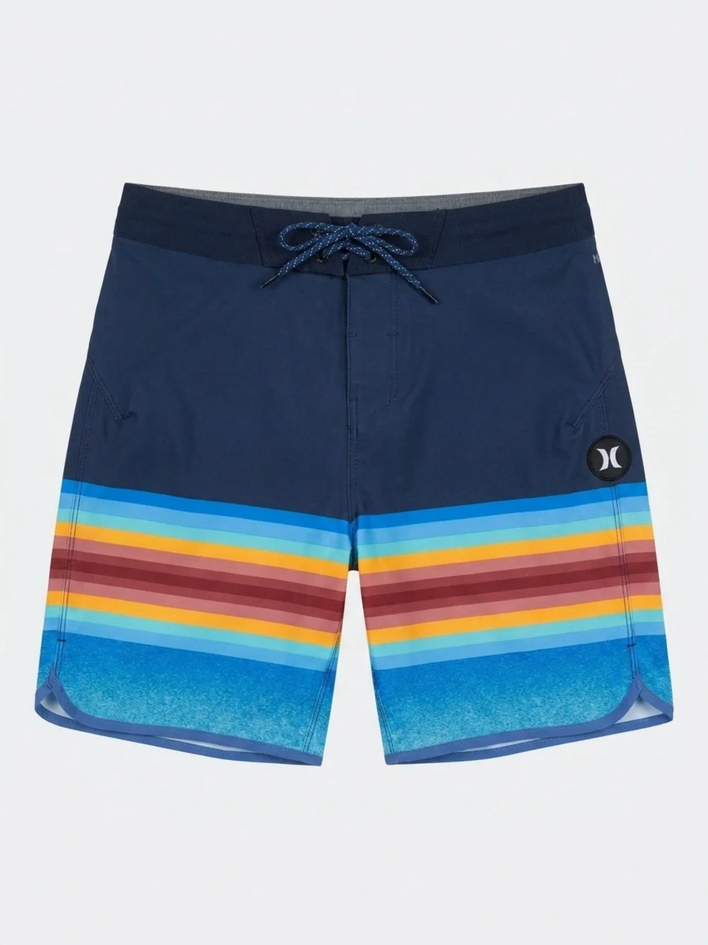 Hurley Navy‎ & Multi-Stripe Men’s Boardshorts